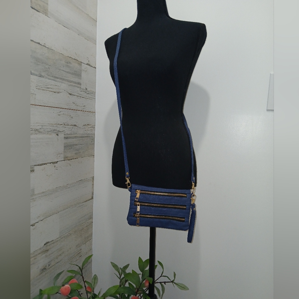 Stylish Blue Crossbody Bag